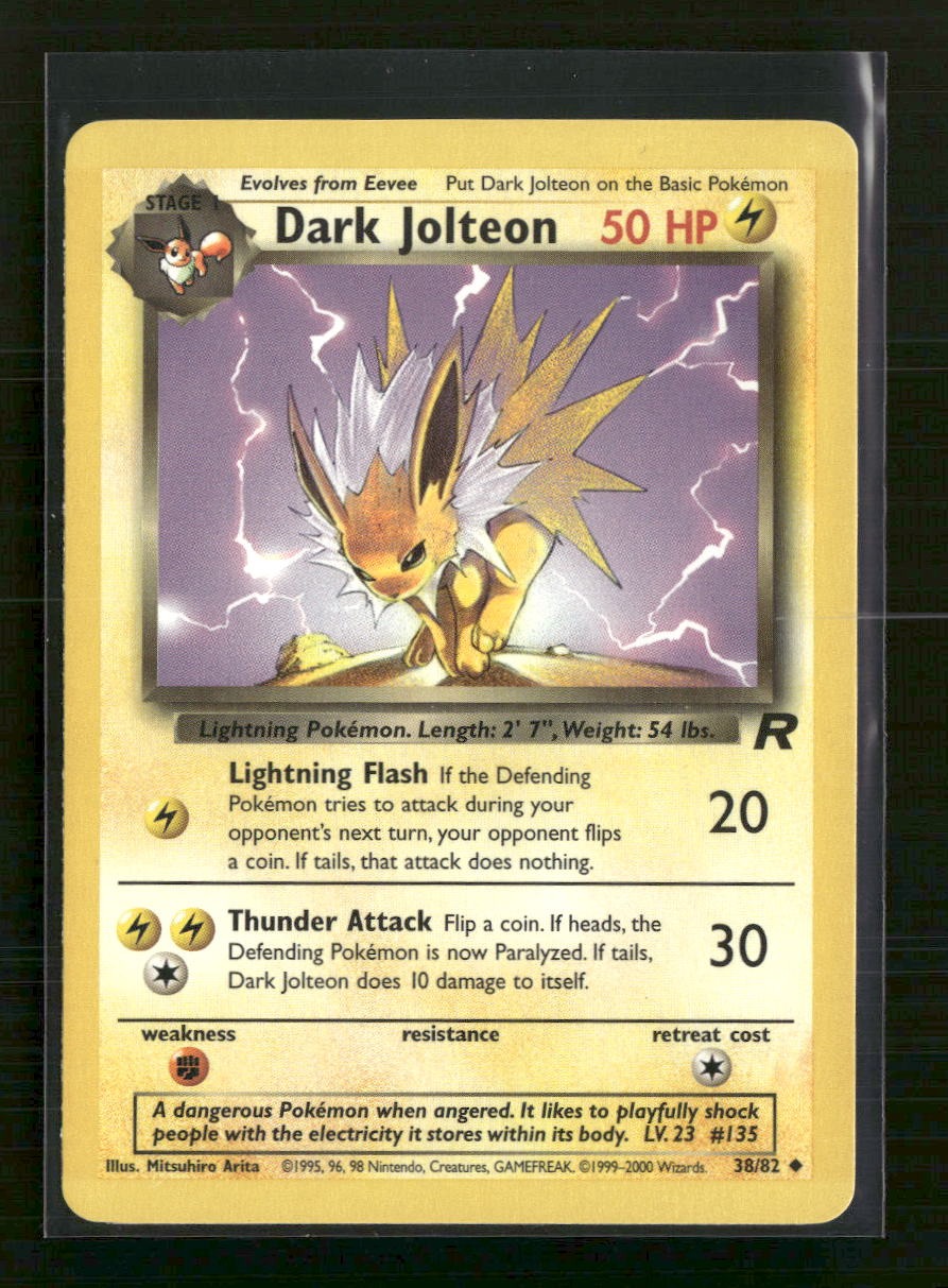 Team Rocket Dark Jolteon #38/82