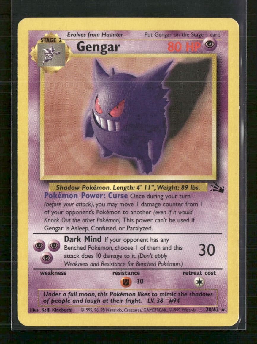 Fossil Gengar (20) #20/62