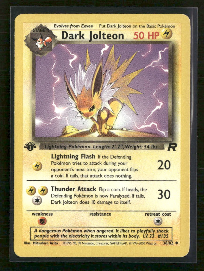 Team Rocket Dark Jolteon #38/82
