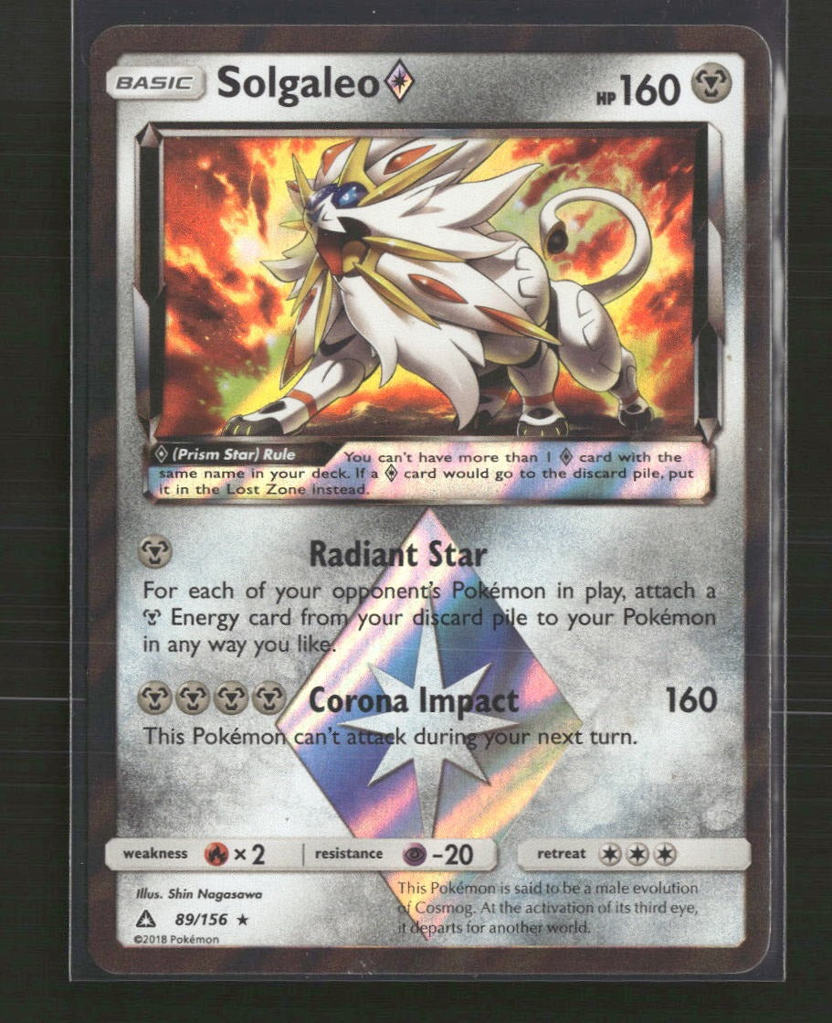 SM - Ultra Prism Solgaleo Prism Star #89/156