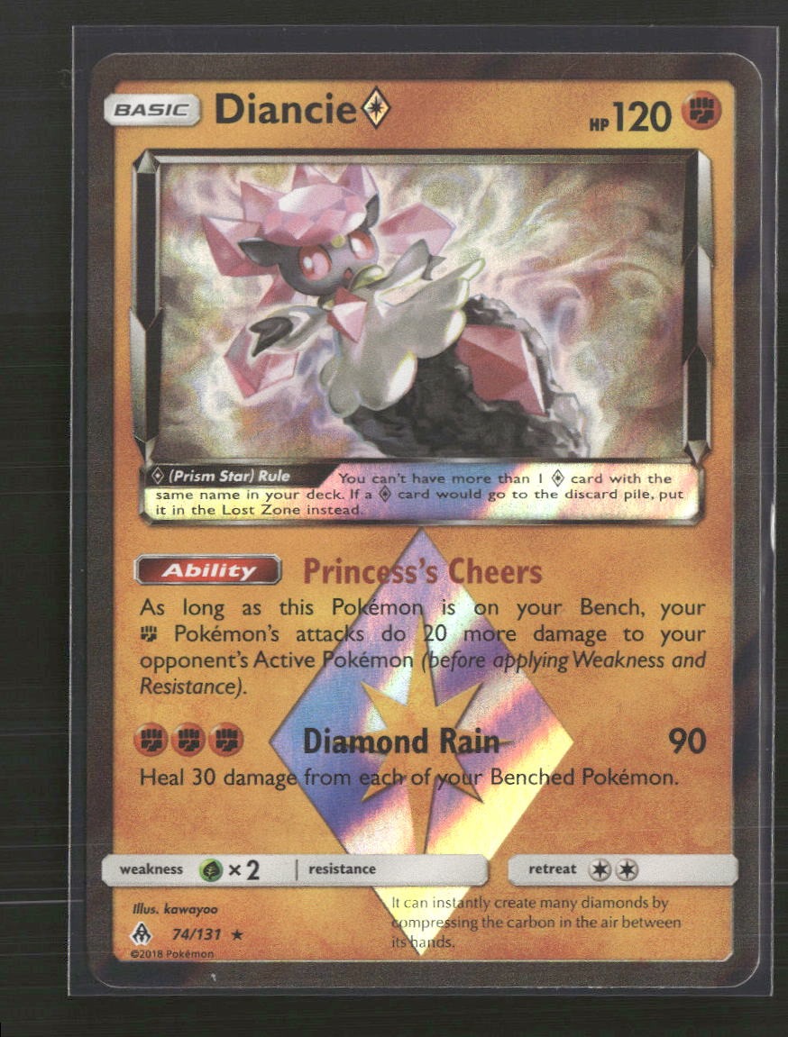 SM - Forbidden Light Diancie Prism Star #74/131