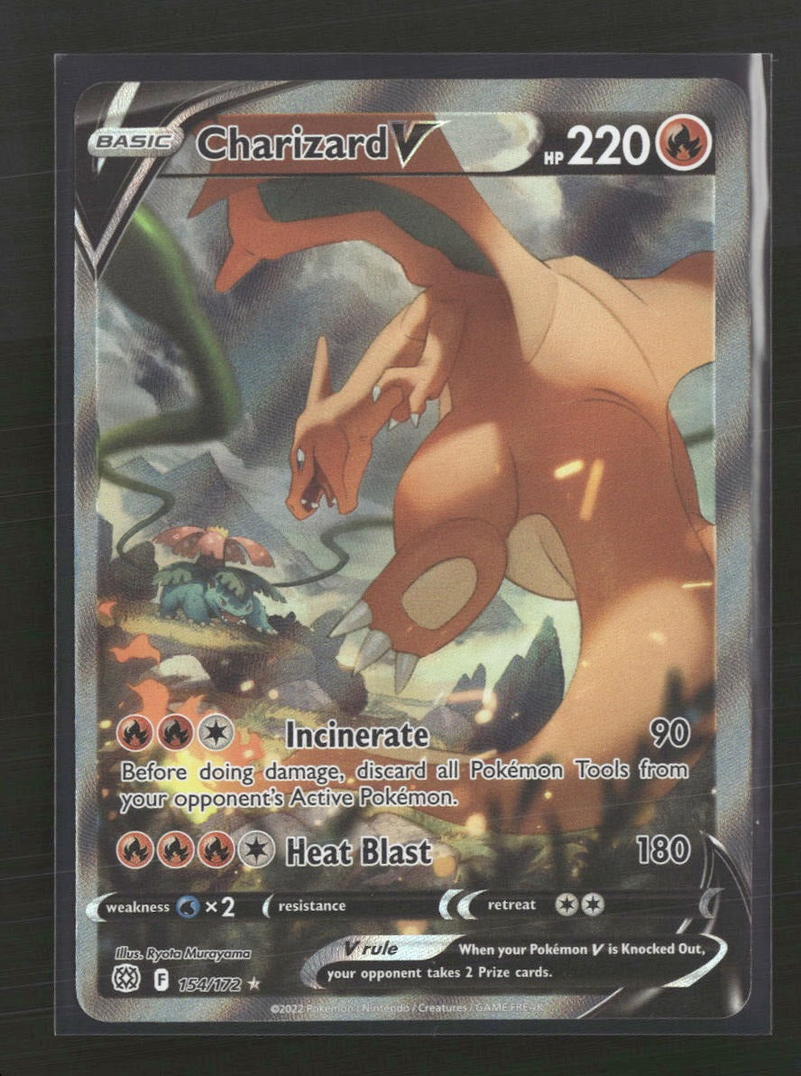 SWSH09: Brilliant Stars Charizard V (Alternate Full Art) #154/172