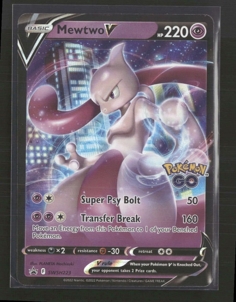 SWSH: Sword & Shield Promo Cards Mewtwo V #SWSH223