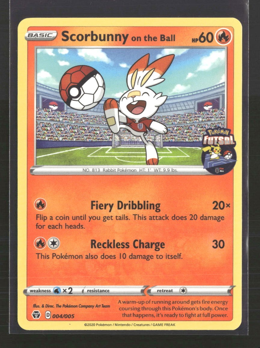 Miscellaneous Cards & Products Scorbunny on the Ball #004/005