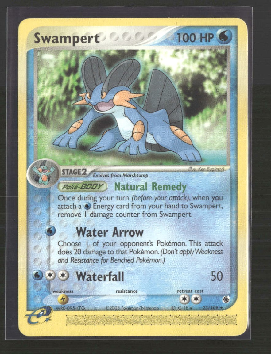 EX Ruby and Sapphire Swampert #23/109