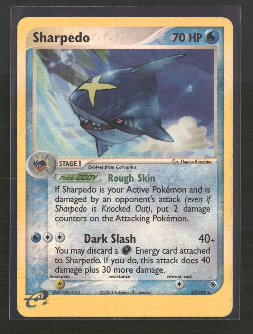 Ruby and Sapphire Sharpedo #22/109