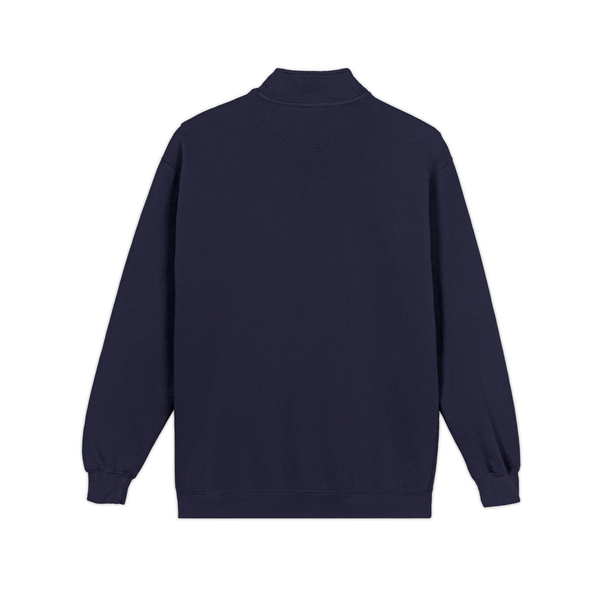 Quarter-Zip Sweatshirt — Retro 'OFB' Chest Logo, Casual Lightweight Pullover