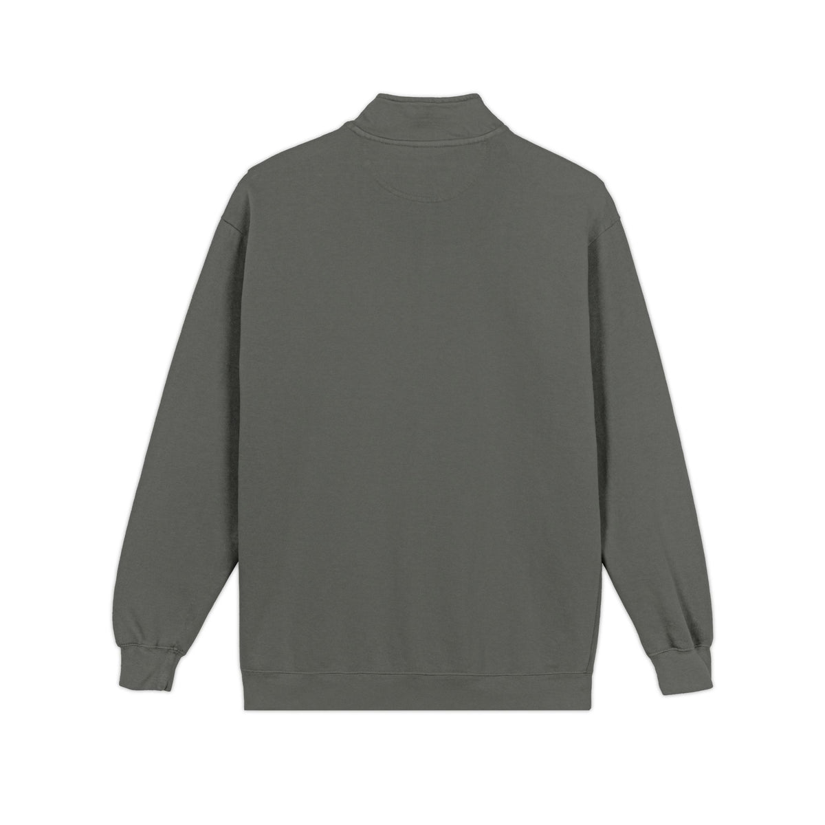 Quarter-Zip Sweatshirt — Retro 'OFB' Chest Logo, Casual Lightweight Pullover