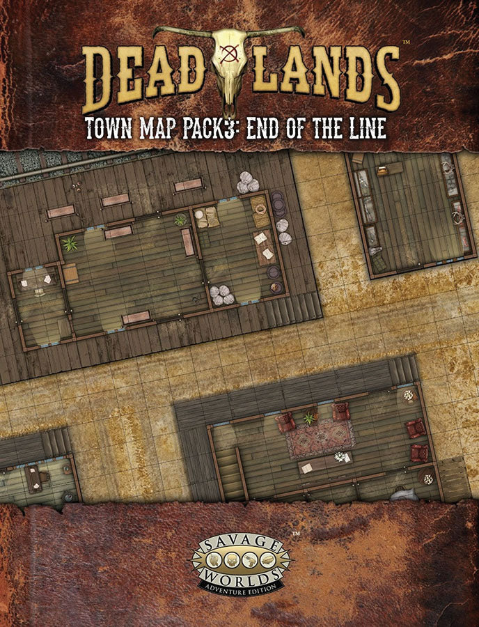 Savage Worlds RPG: Deadlands - Map Pack 3: End of the Line