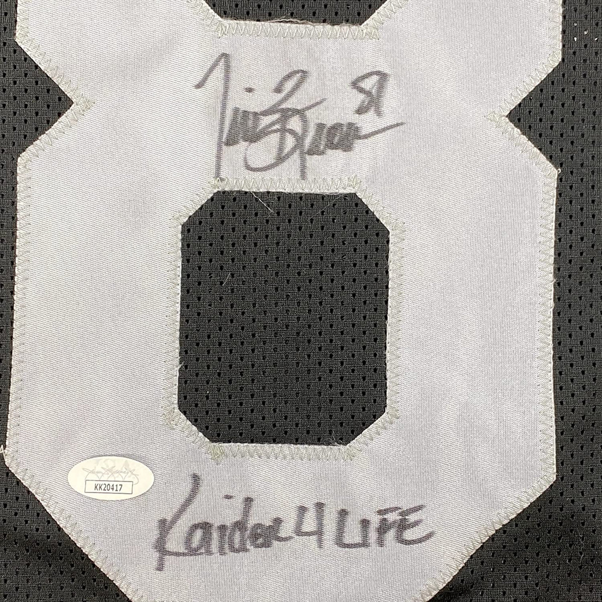 Framed Autographed/Signed Tim Brown 35x39 Raider 4 Life Oakland Black Football Jersey JSA COA