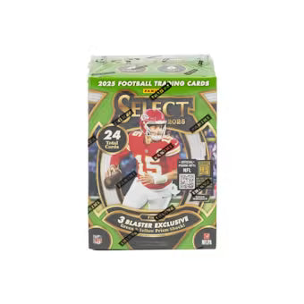 2025 Panini Select Football Blaster Box (Green & Yellow Prizms!)