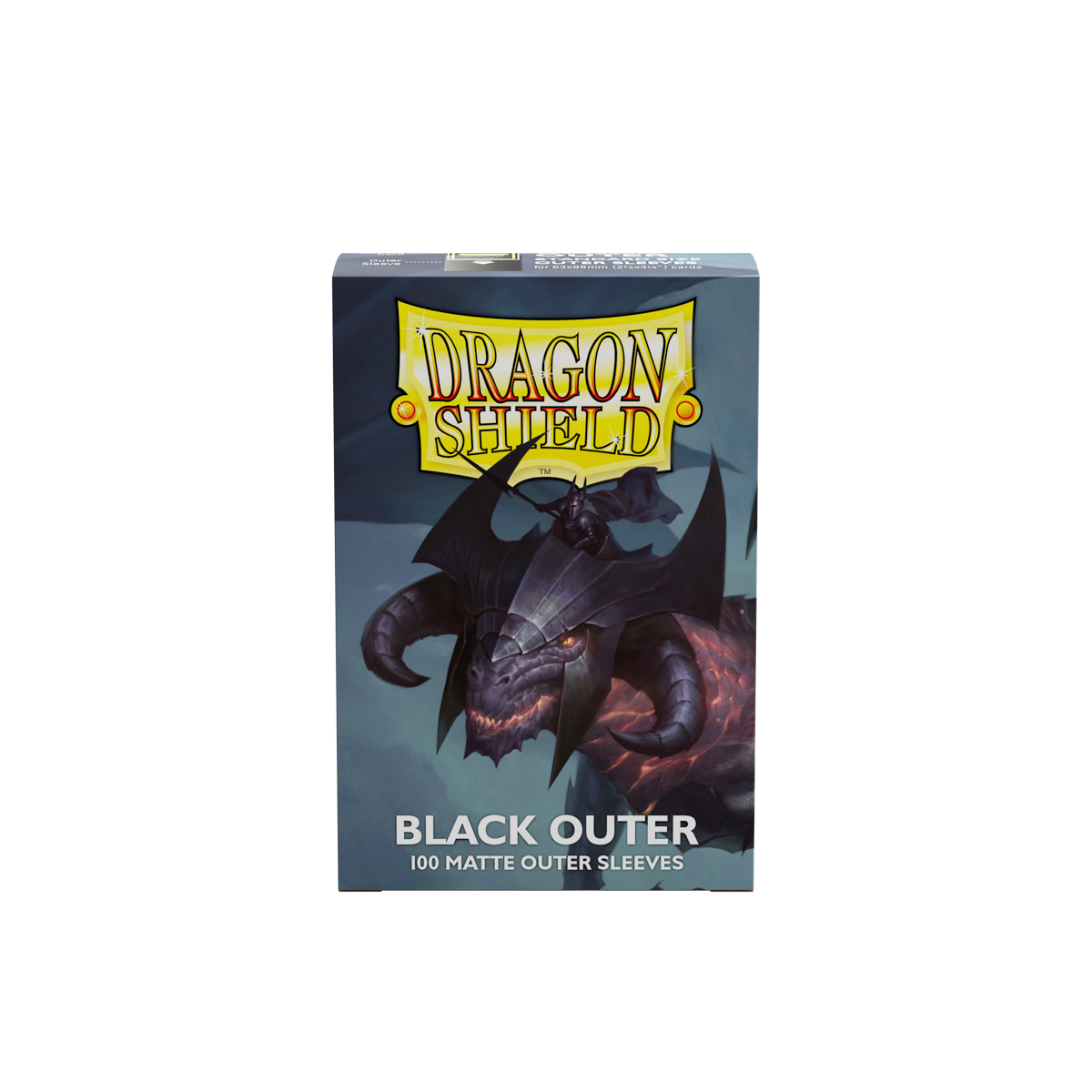 Dragon Shield Black Matte Outer Sleeves, 100-pack