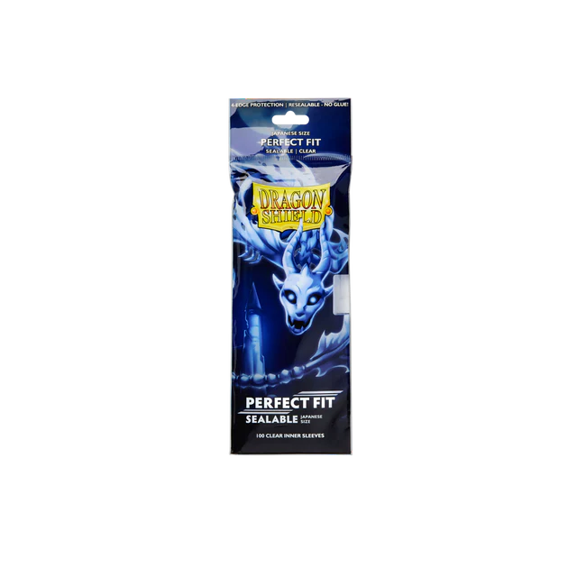 Dragon Shield Perfect Fit Japanese Size Sealable - Clear (100 Pack)