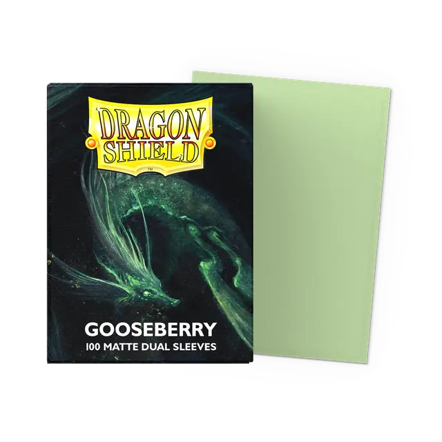 Dragon Shield Matte Dual Sleeves - Gooseberry (100-Pack)