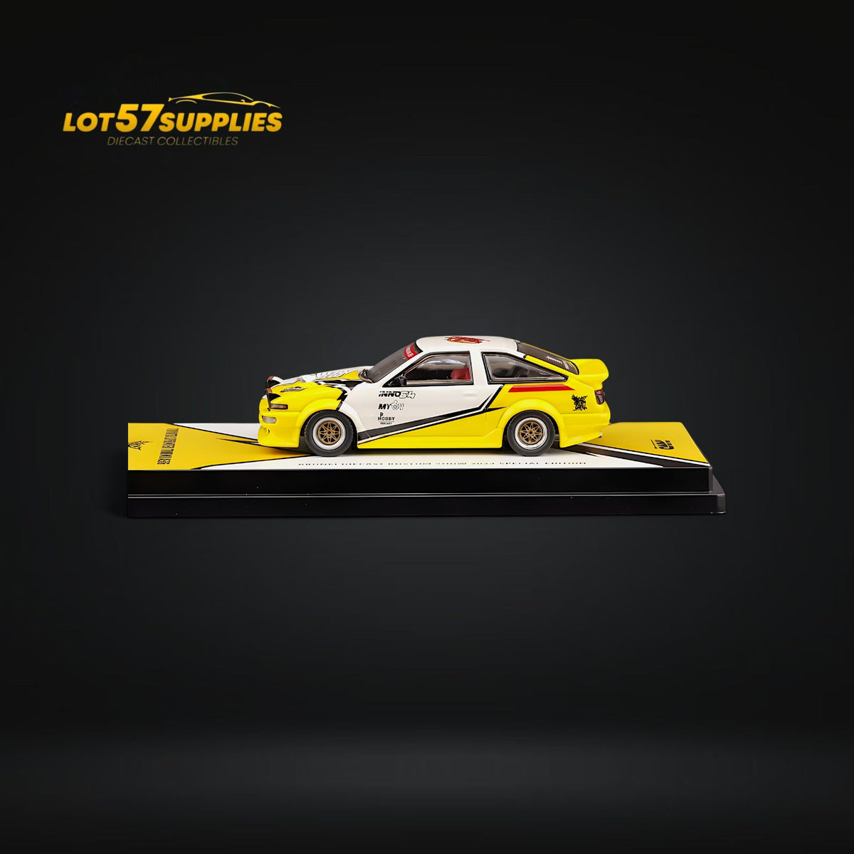 INNO64 Toyota Sprinter Trueno AE86 Brunei Diecast Kustom Show 24' 1:64
