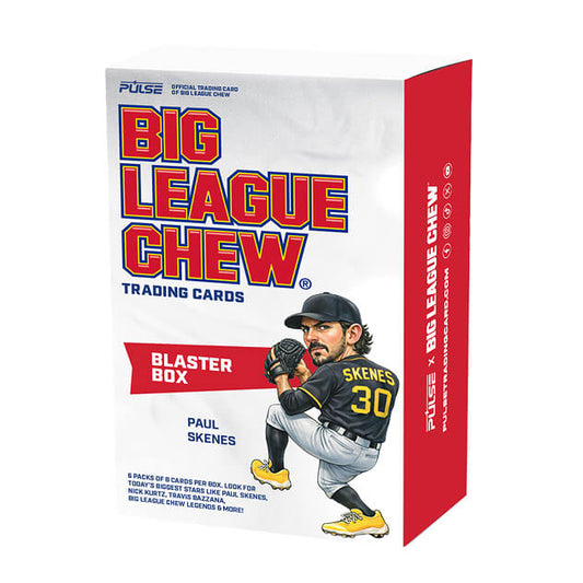 2026 Pulse Big League Chew Baseball Blaster Box — Paul Skenes packaging