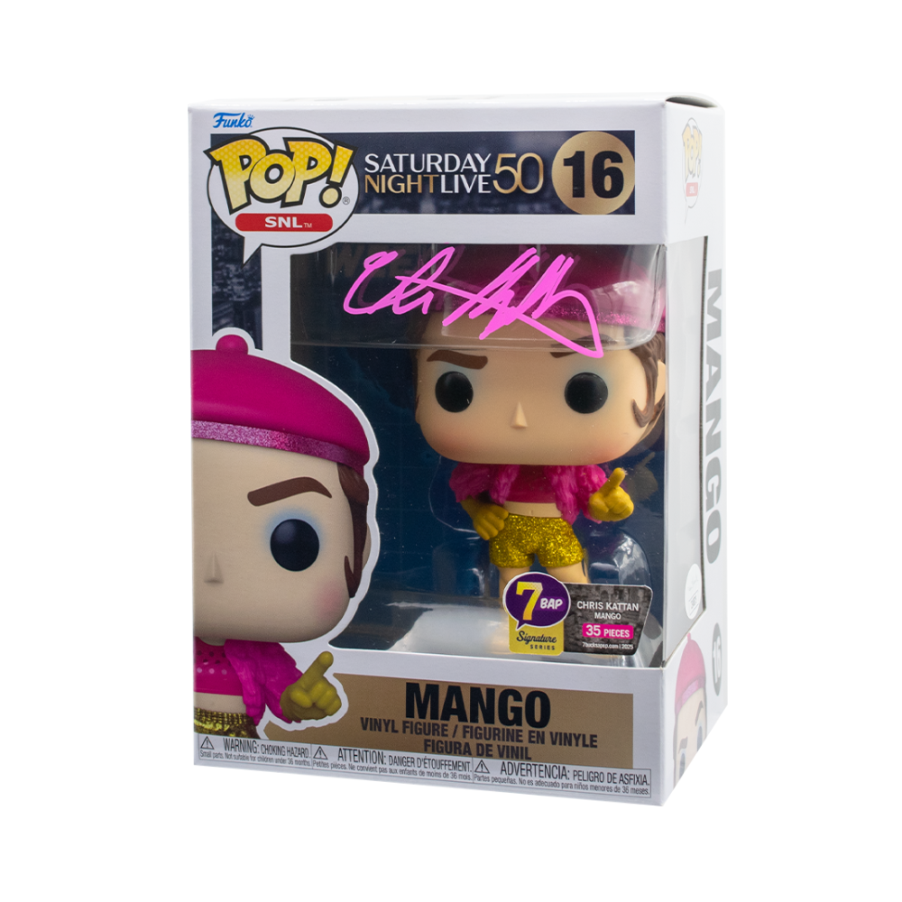 Chris Kattan signed Mango Funko Pop - 7BAP Signature Series