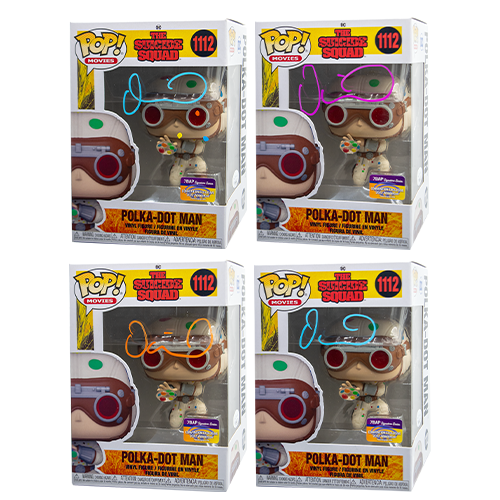 David Dastmalchian Signed Polka Dot Man Funko Pop - 7BAP Signature Series