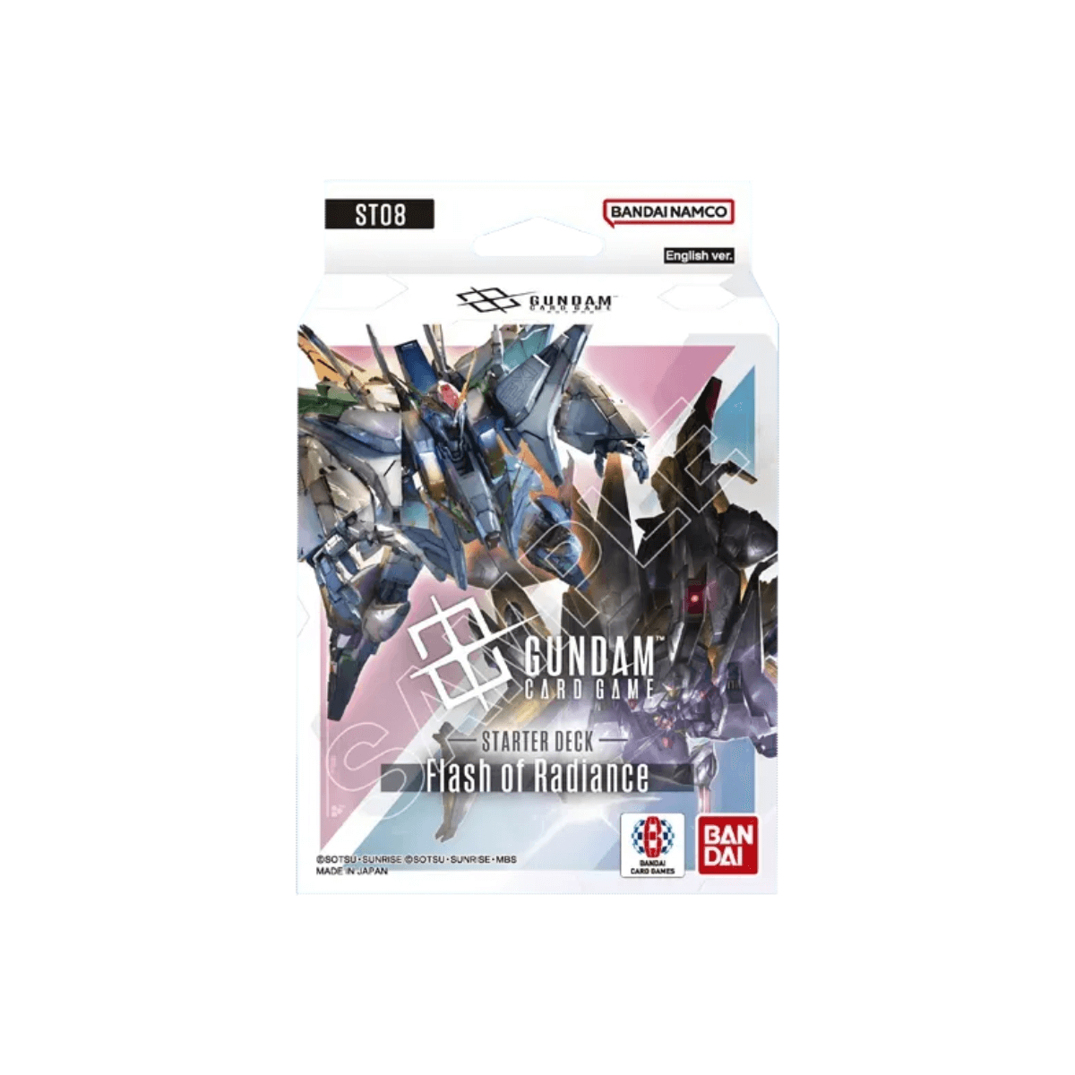 Gundam Card Game Starter Deck 08 Flash of Radiance - Render