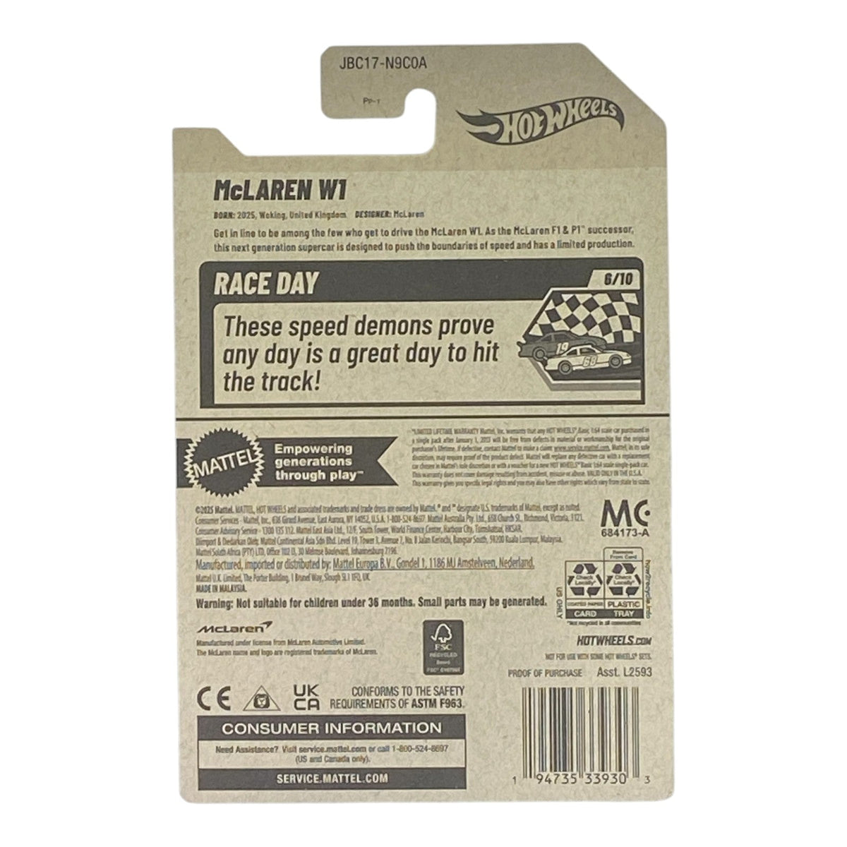Hot Wheels McLaren W1 | Race Day Series 6/10