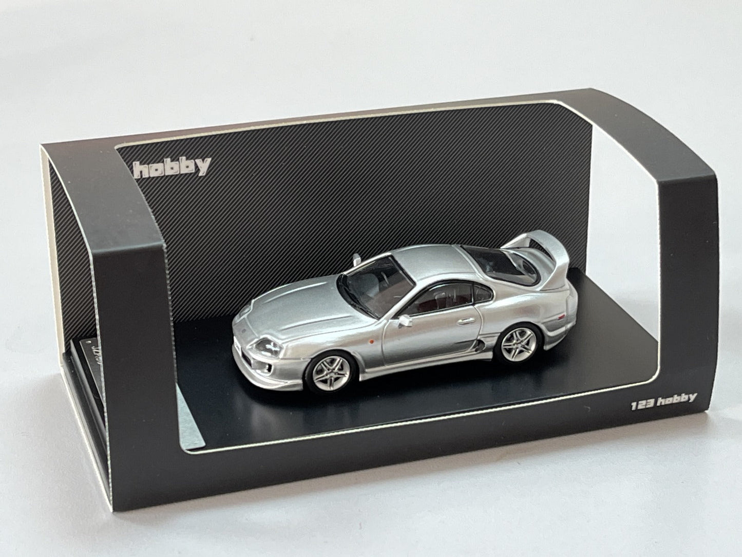 123 Hobby Toyota Supra JZA80Z Silver 1:64