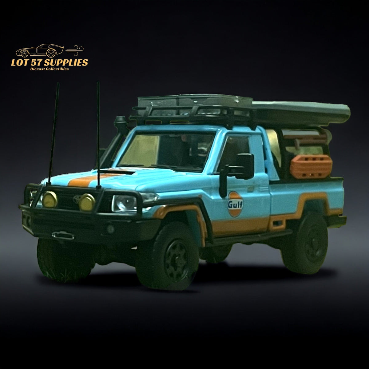 Autobots Models Toyota Land Cruiser LC79 Gulf Livery 1:64