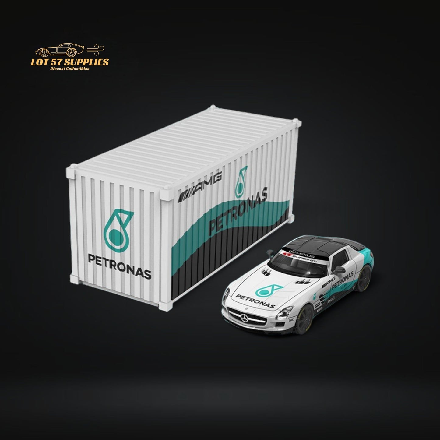 TimeMicro Mercedes Benz SLS Petronas Livery 1:64