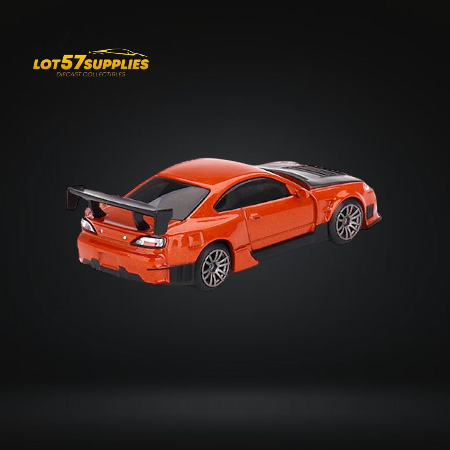 Mini-GT Nissan Silvia S15 D-MAX Metallic Orange 1:64