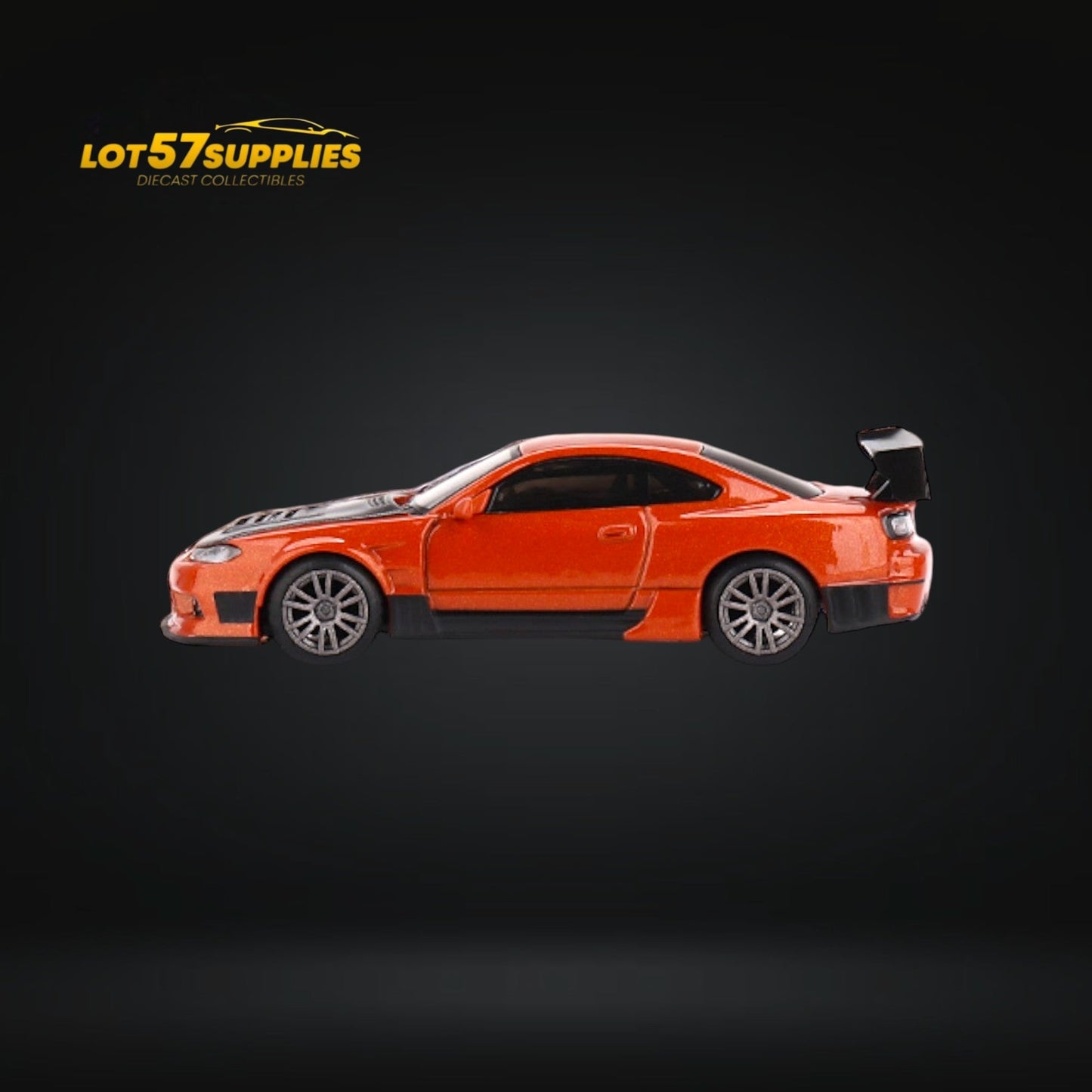 Mini-GT Nissan Silvia S15 D-MAX Metallic Orange 1:64