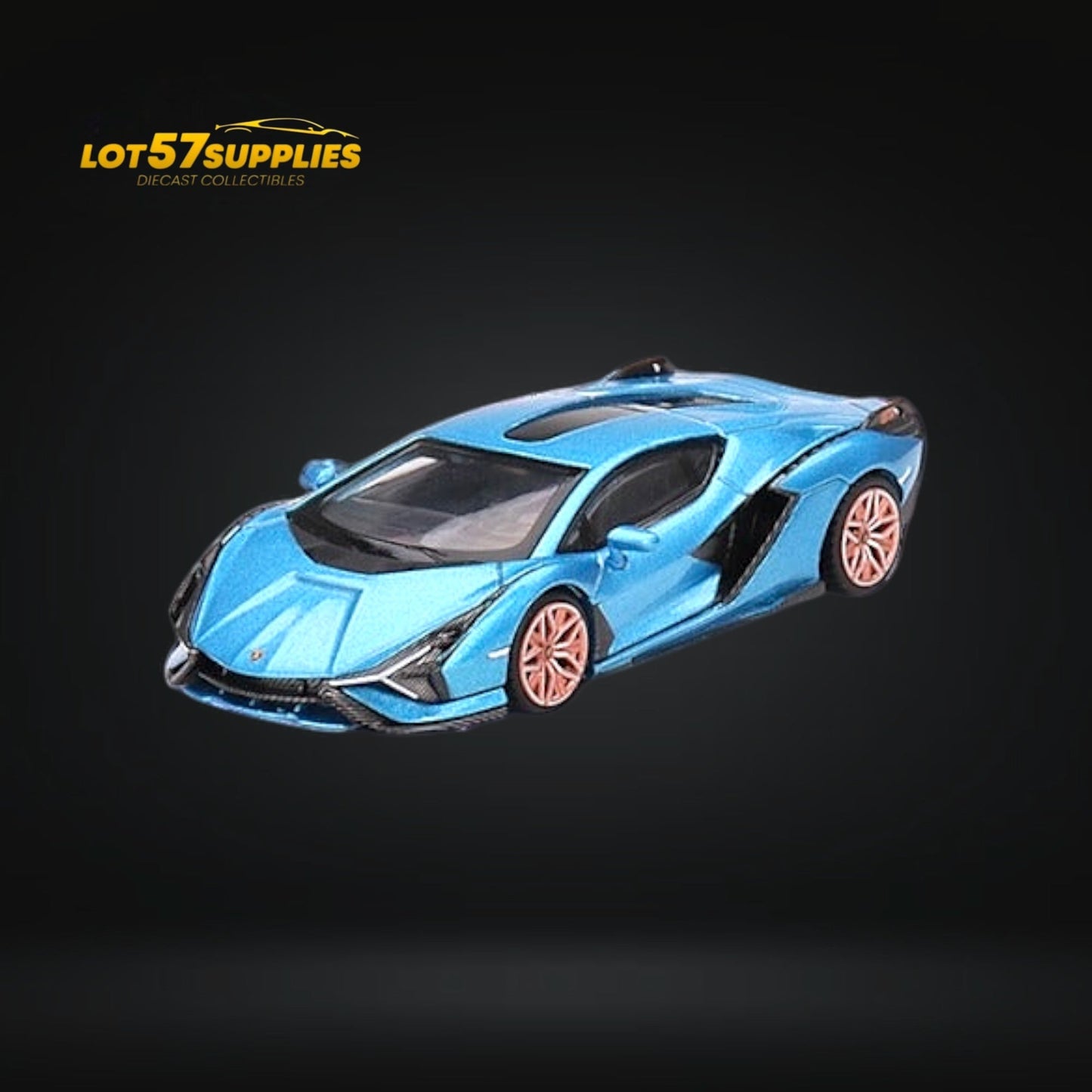 Mini-GT Lamborghini Sián FKP 37 Blu Aegir 1:64