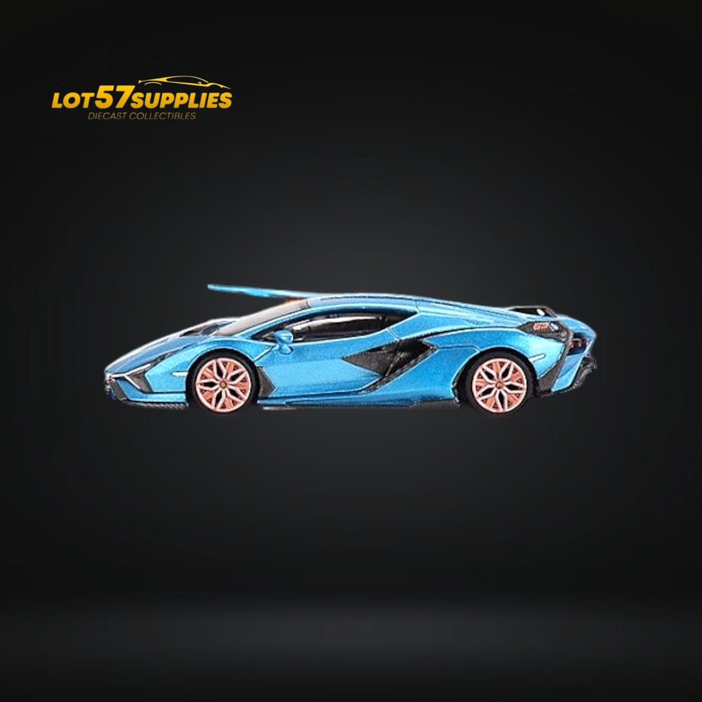 Mini-GT Lamborghini Sián FKP 37 Blu Aegir 1:64
