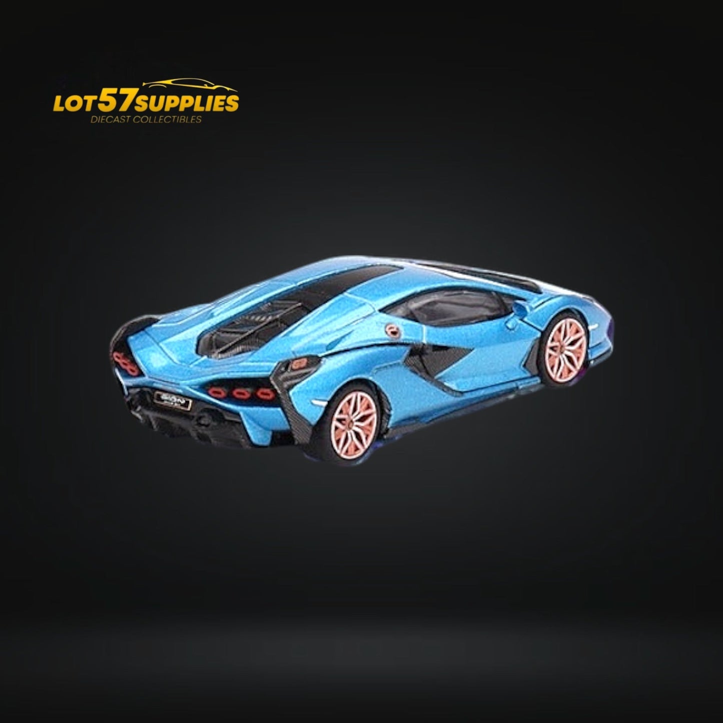 Mini-GT Lamborghini Sián FKP 37 Blu Aegir 1:64