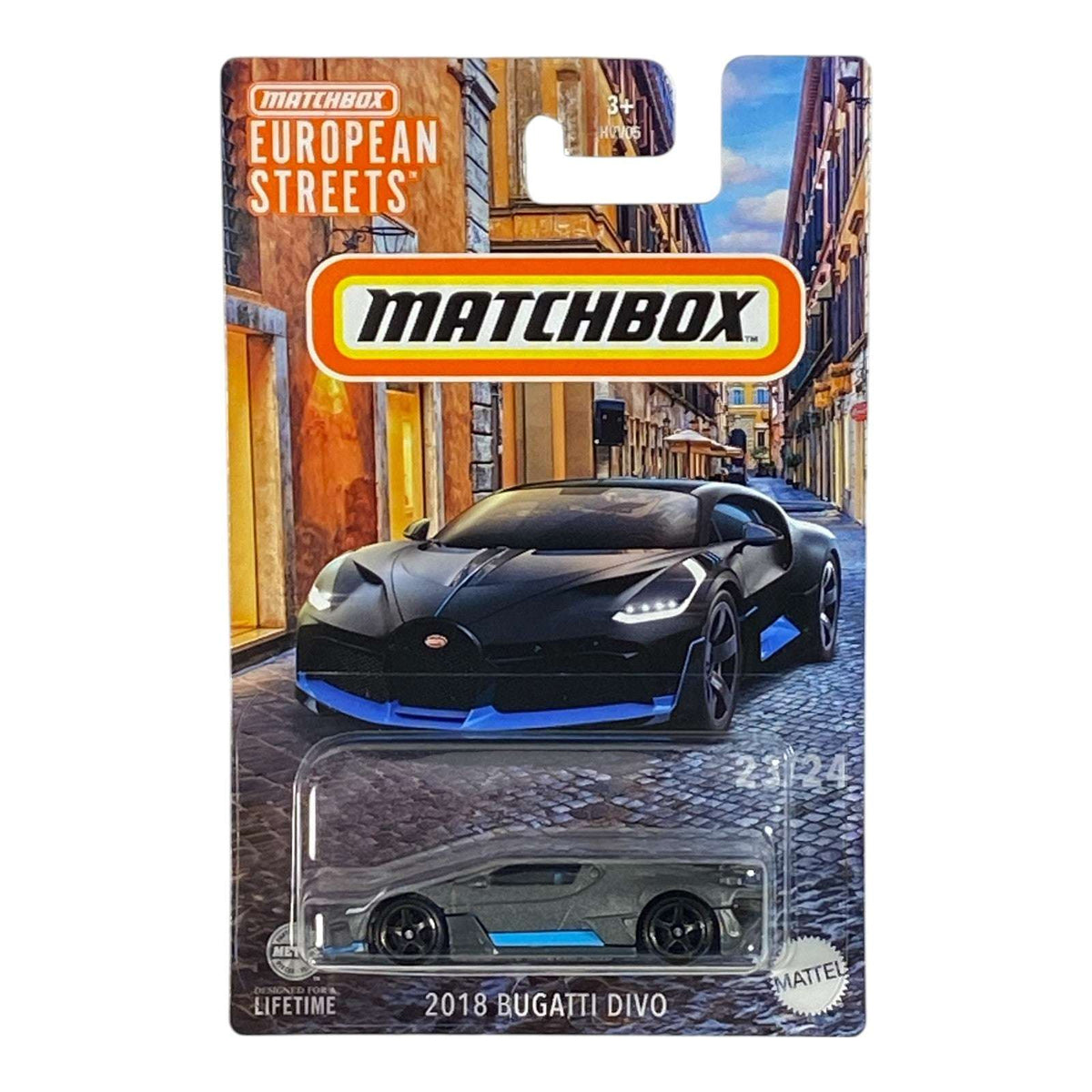 Matchbox 2018 Bugatti Divo European Streets 23/24 Die-Cast Car