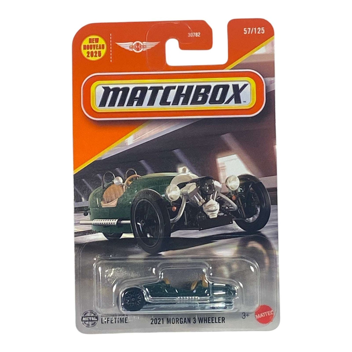 Matchbox 2021 Morgan 3 Wheeler | 2025 Matchbox Series 57/125