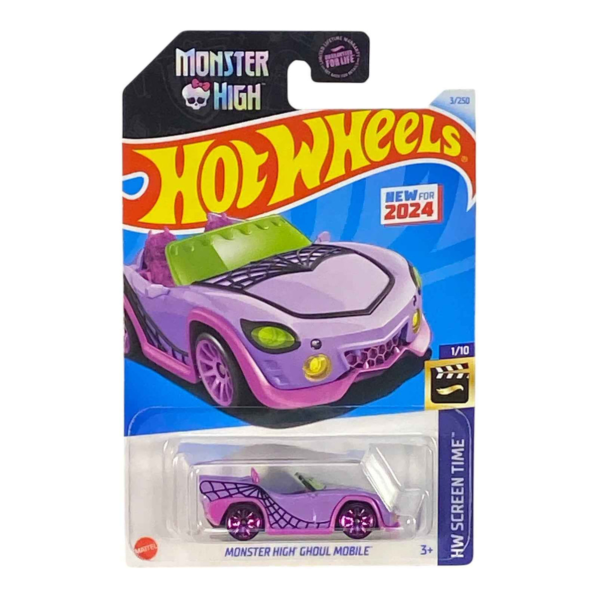 Hot Wheels Monster High Ghoul Mobile - Screen Time Series 1/10 (Ver 1)