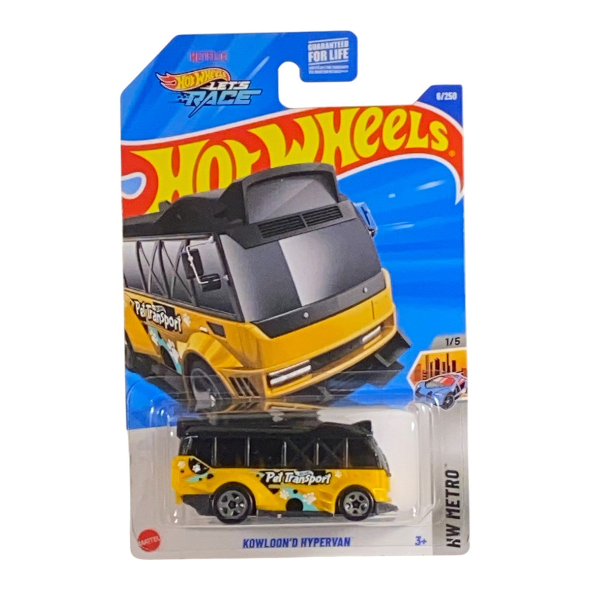 Hot Wheels Kowloon'd Hypervan (Yellow) - Metro Series 1/5