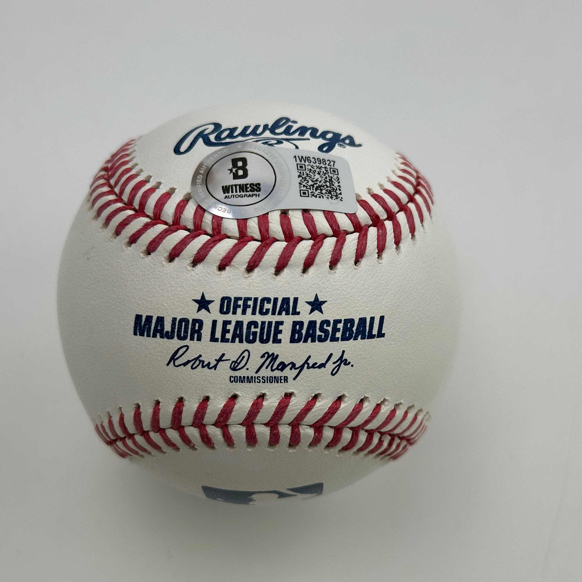 Autographed/Signed Derrek Lee Rawlings Official Major League Baseball ROML Beckett BAS COA