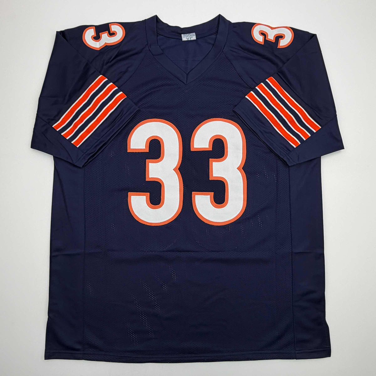 Autographed/Signed Charles Tillman Peanut Chicago Blue Football Jersey Beckett BAS COA