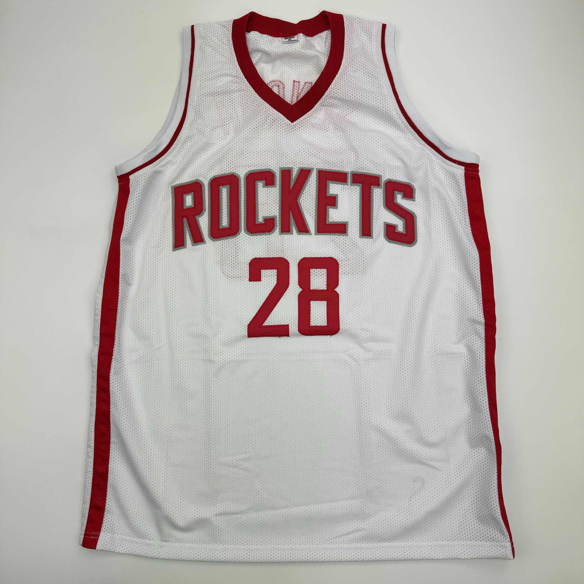 Autographed/Signed Alperen Sengun Houston White Basketball Jersey Beckett BAS COA