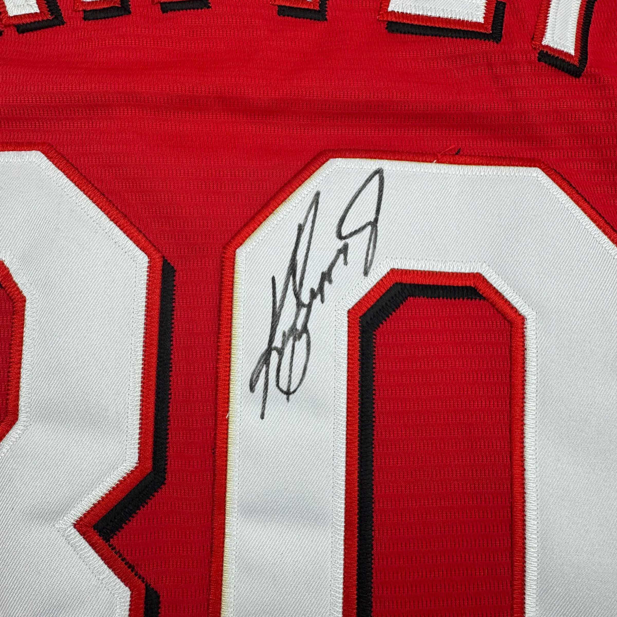 Autographed/Signed Ken Griffey Jr. Cincinnati Red Baseball Jersey Beckett BAS COA