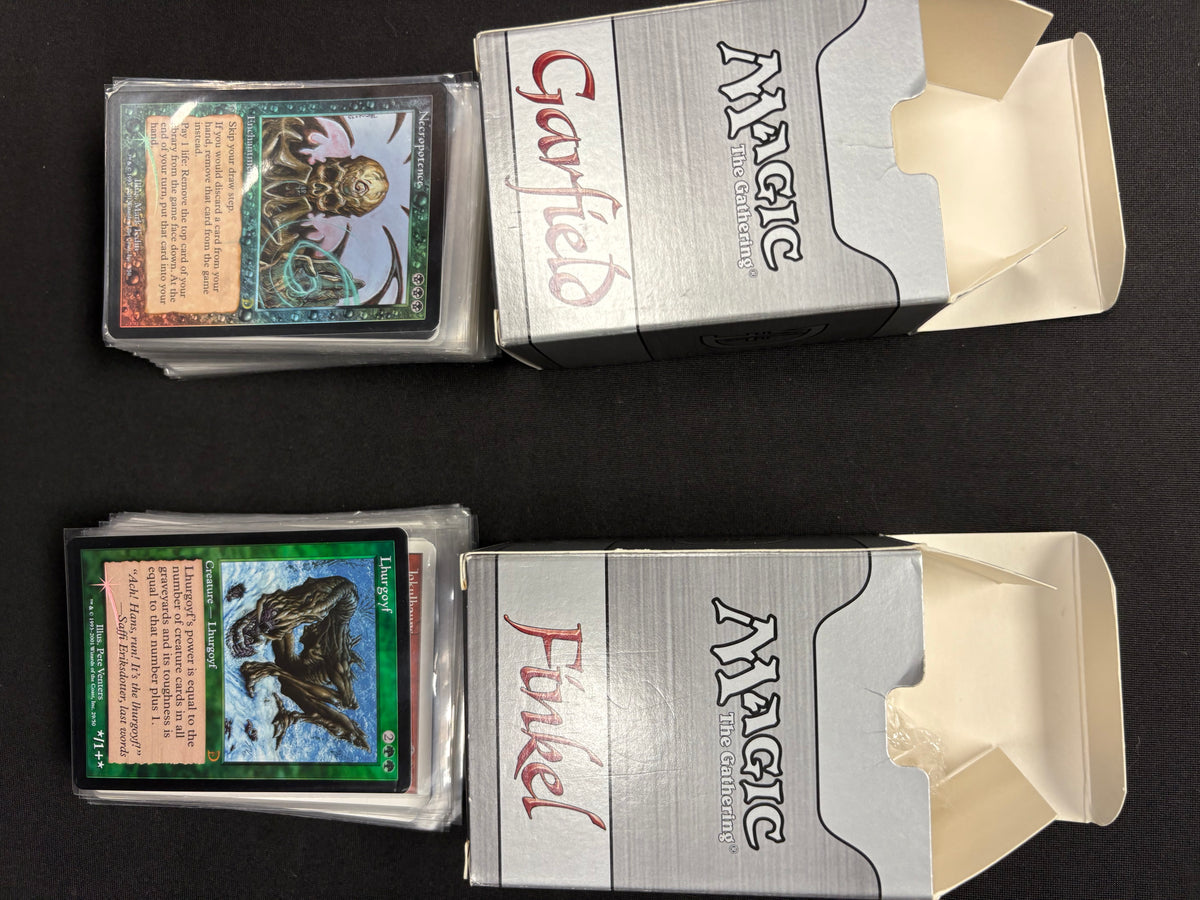 Deckmasters: Garfield vs. Finkel — opened, complete decks only