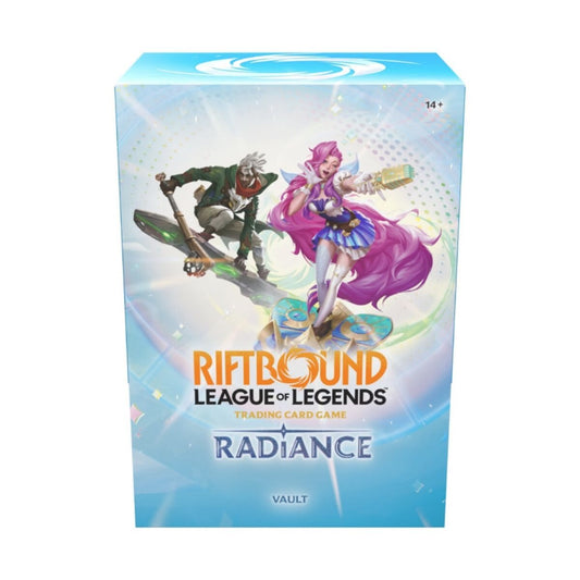 Riftbound: Radiance Vault Bundle sealed Vault Bundle packaging, English edition