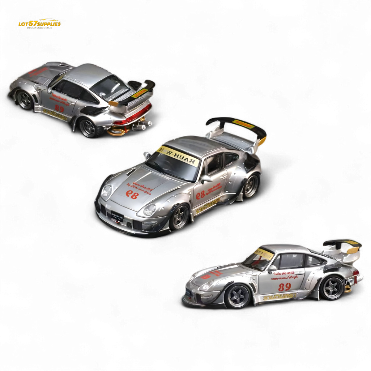 Street Weapon Porsche RWB 993 Heavenly Livery 1:64