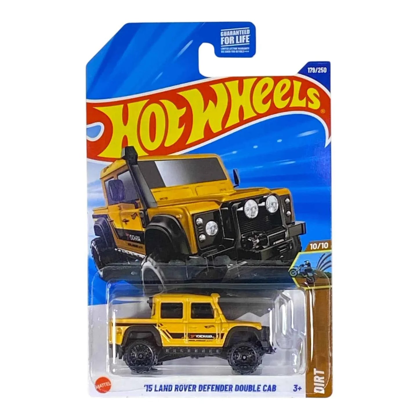 Hot Wheels '15 Land Rover Defender Double Cab | Dirt Series 10/10
