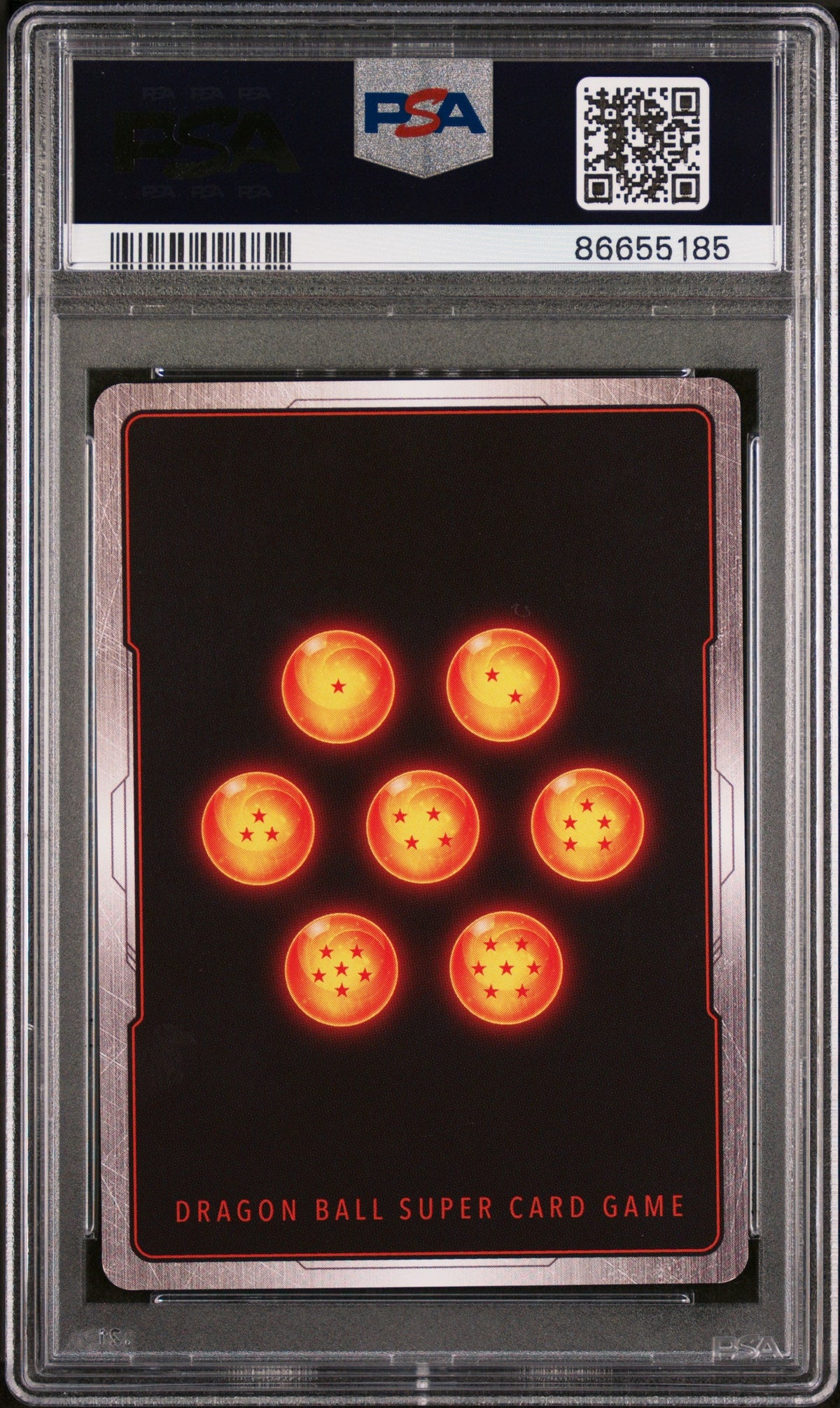 2019 DRAGON BALL SUPER OFFICIAL  VEKU, TRMPHNT MIGHT #P-095 PSA 9