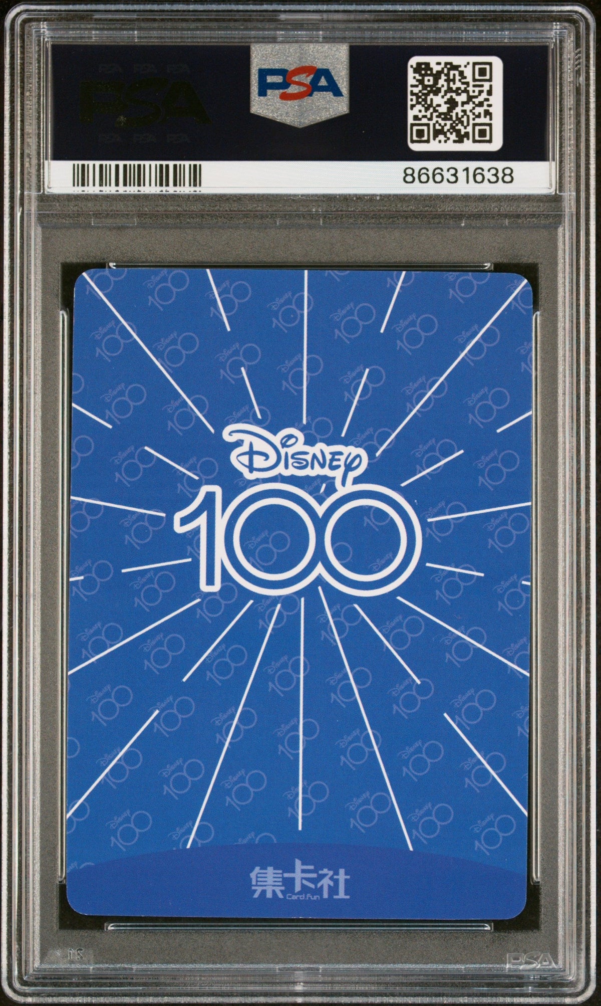 2023 CARD FUN DISNEY 100 JOYFUL BUZZ LIGHTYEAR SR68 PSA 10
