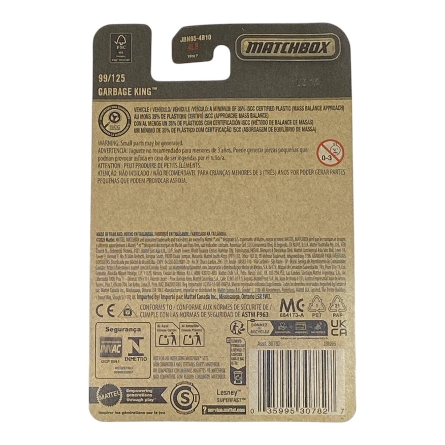 Matchbox Garbage King | 2025 Matchbox Series 99/125