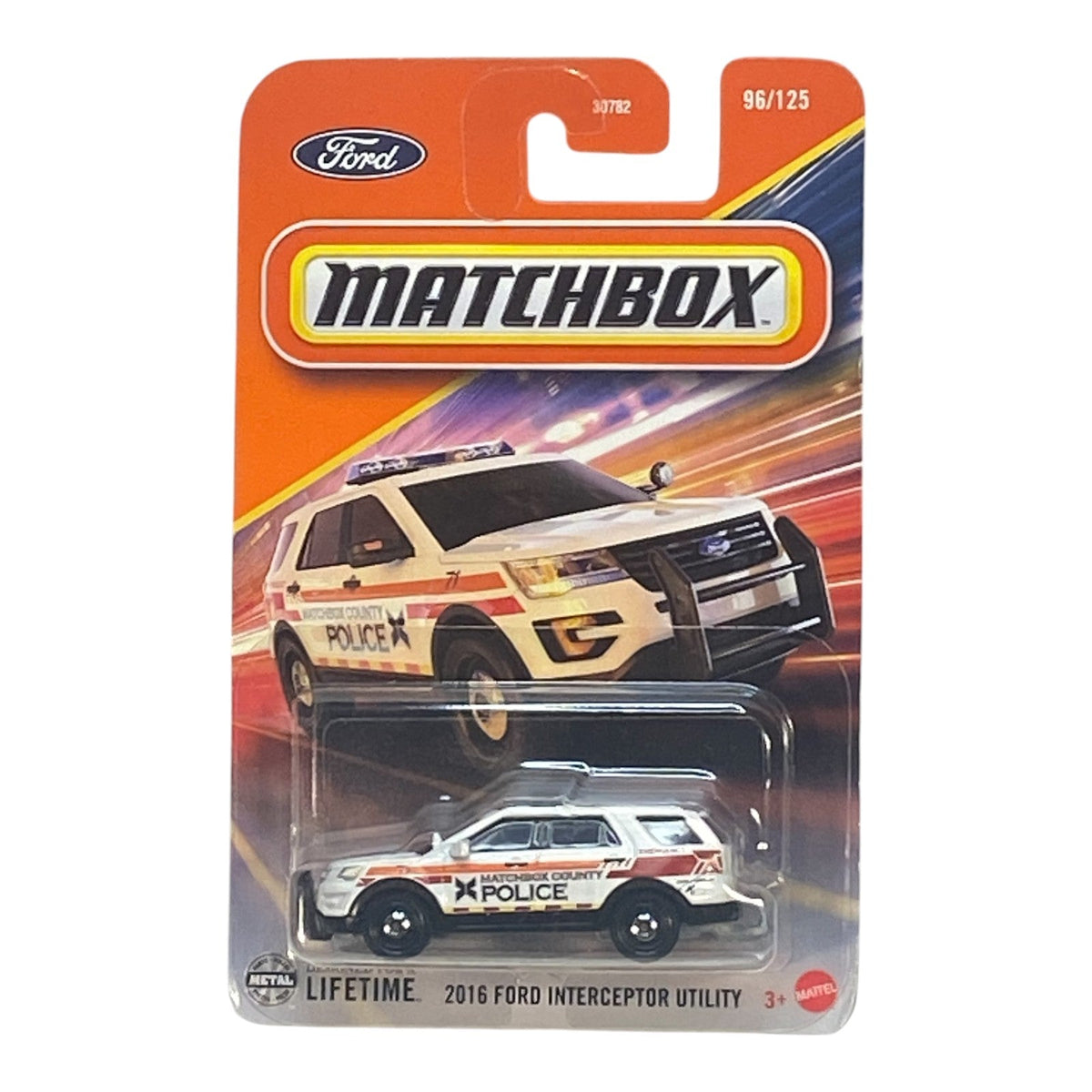 Matchbox 2016 Ford Interceptor Utility - 2025 Matchbox Series 96/125