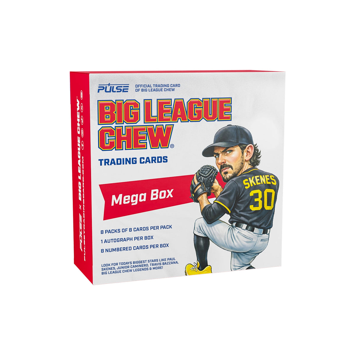 2026 Pulse Big League Chew Baseball Mega Box — Paul Skenes packaging