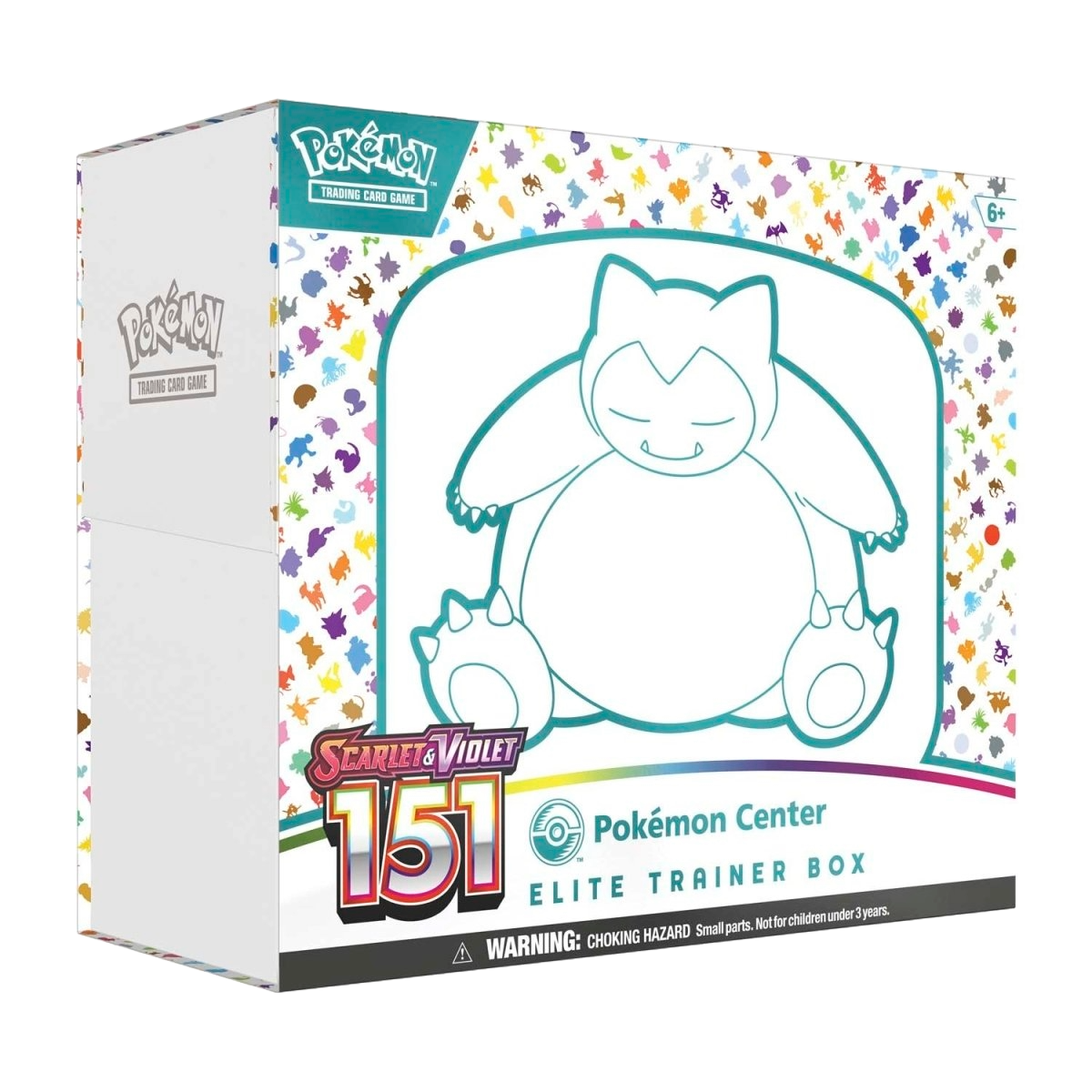 Pokémon Scarlet & Violet 151 Pokémon Center Elite Trainer Box featuring Snorlax — catalog image